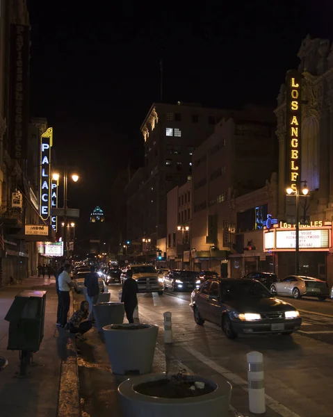 Historic Los Angeles Broadway Theatre District — Stock Photo, Image