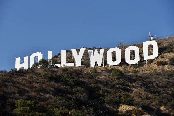 Hollywood Sign Very Closeup — Stock Photo, Image