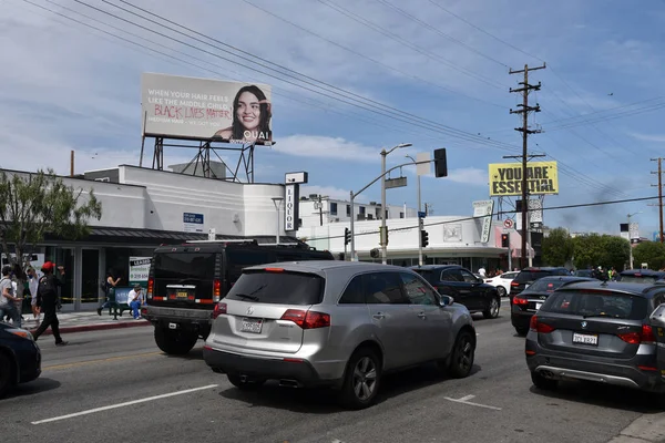 Los Angeles Usa Május 2020 Black Lives Matters Spray Festett — Stock Fotó