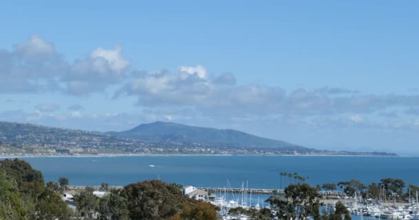 Vista Deslumbrante Oceano Pacífico Partir Dana Point Califórnia — Vídeo de Stock