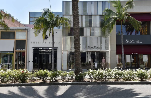 Beverly Hills Usa May 2020 Luxury Retail Stores Rodeo Drive — Stock Photo, Image