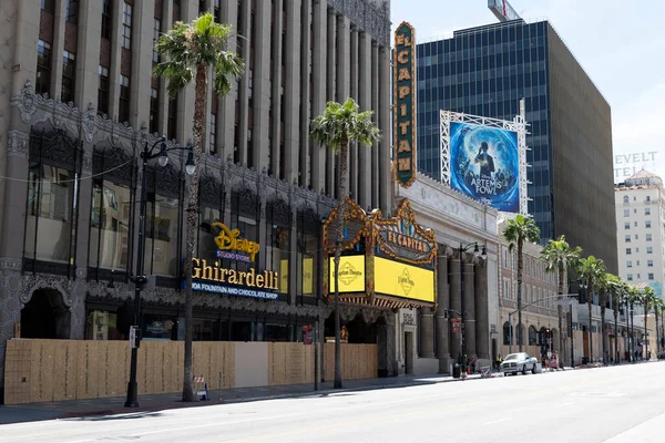 Hollywood Usa June 2020 Famous Capitan Theatre Hollywood Walk Fame — Stok fotoğraf