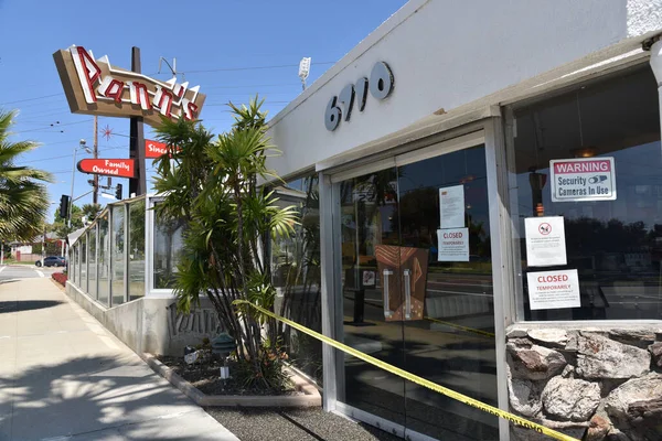 Los Ángeles Estados Unidos Mayo 2020 Histórico Restaurante Panns Está — Foto de Stock