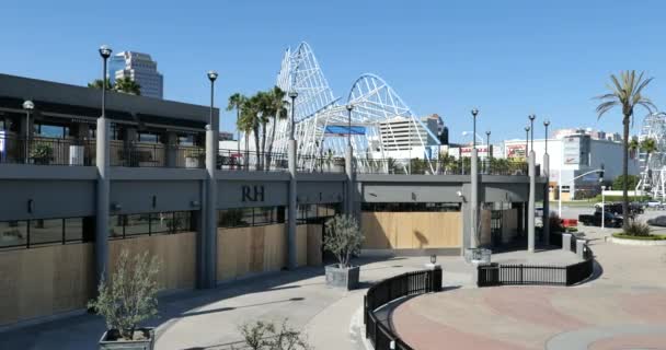 Long Beach Californie États Unis Juin 2020 Centre Commercial Pike — Video