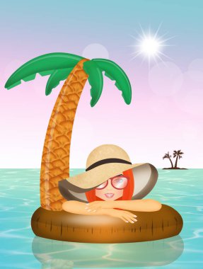 şişme palm kız resmi