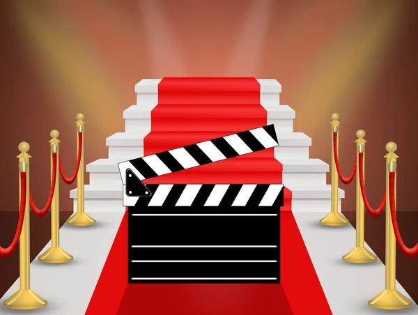 illustration of Red carpet cinema