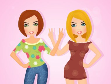 en iyi arkadaşlar kız resmi