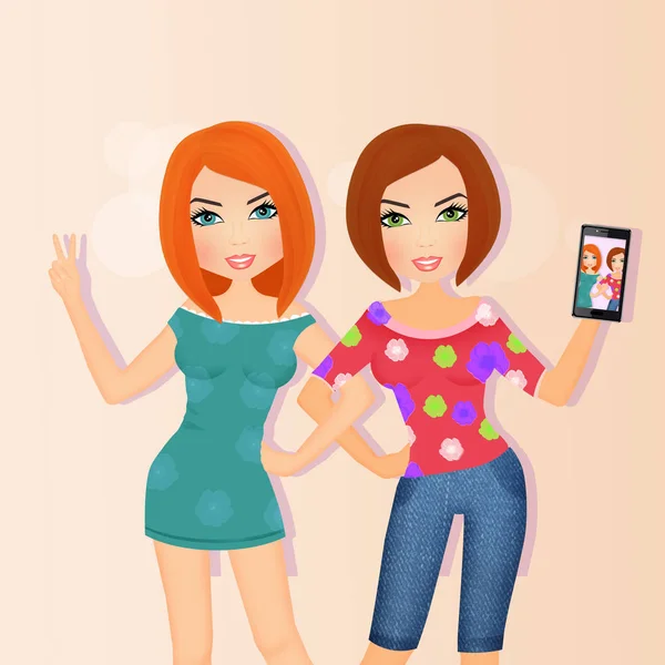 Selfie en iyi arkadaş kızlar için