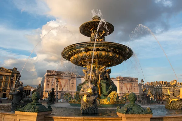 Paris Abril 2018 Place Concorde — Fotografia de Stock