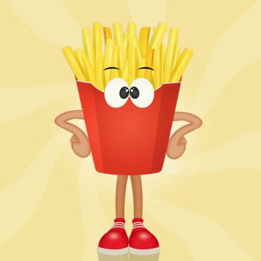 Patates kızartmasının resmi.