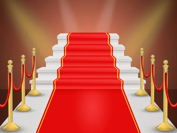 Bonita Ilustración Alfombra Roja — Foto de Stock