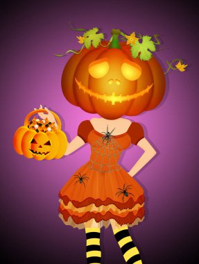 şeker ya da numara Cadılar Bayramı için