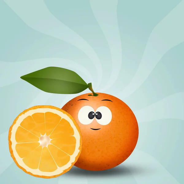 illustration of orange icon