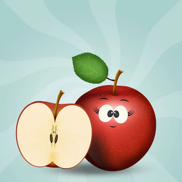 illustration of apple icon
