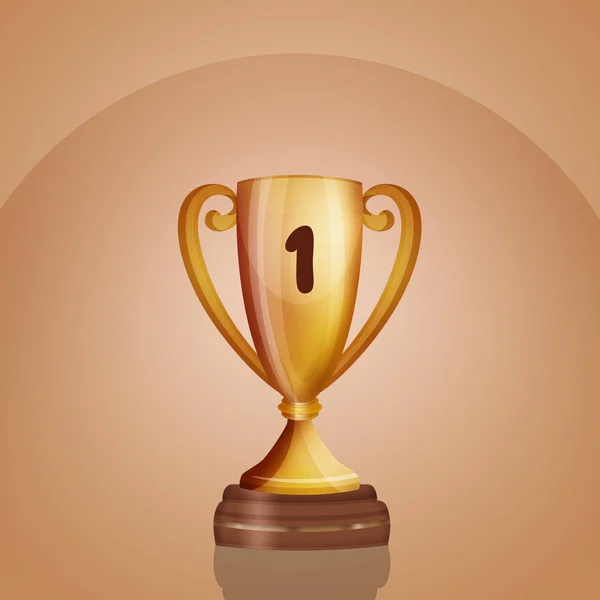Illustration Cup För Vinnaren — Stockfoto