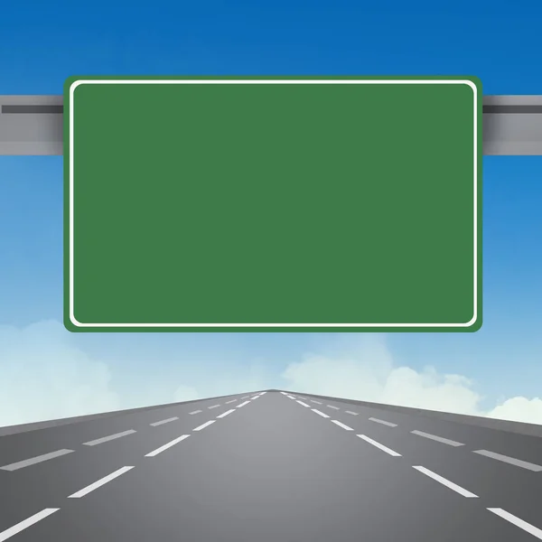 Ilustracja Znak Autostrady — Zdjęcie stockowe