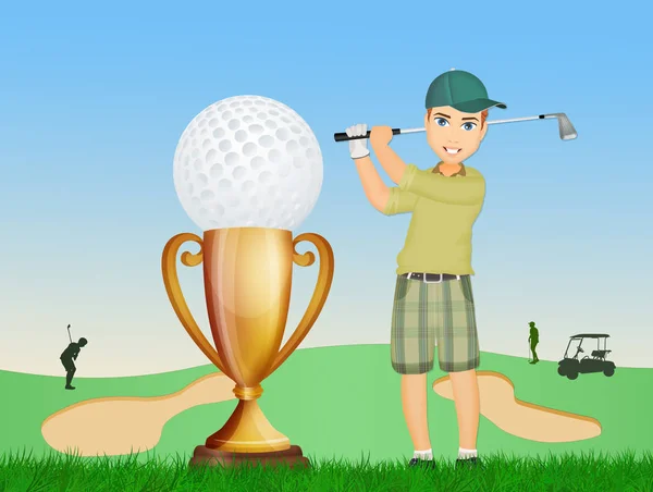 Illustration Golf Tournament — Stock Photo, Image