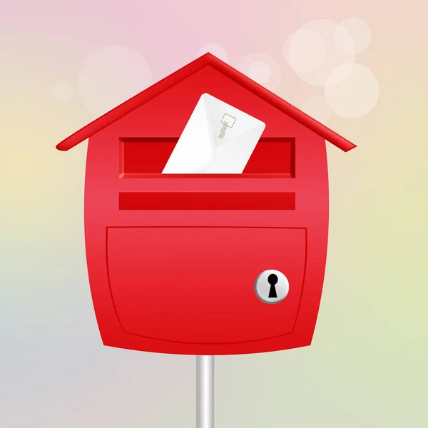 Illustration Mailbox Envelope — Stock Photo, Image