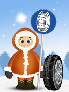 Eskimo gemide zincirlerinin bir işareti zorunluluk