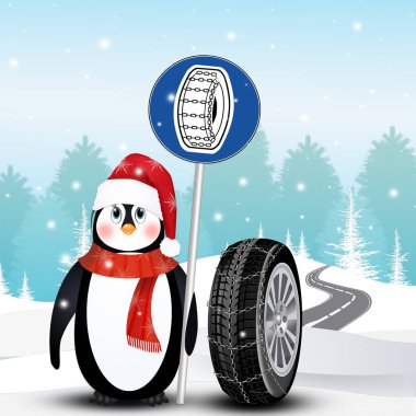 gemide zincirlerinin bir işareti yükümlülüğü olan penguen