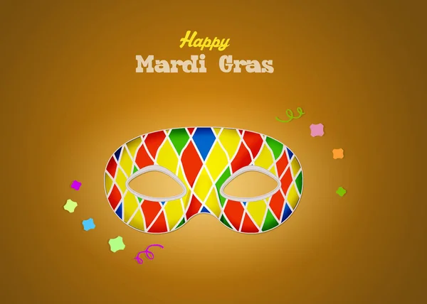 Illustrazione Mardi Gras — Foto Stock