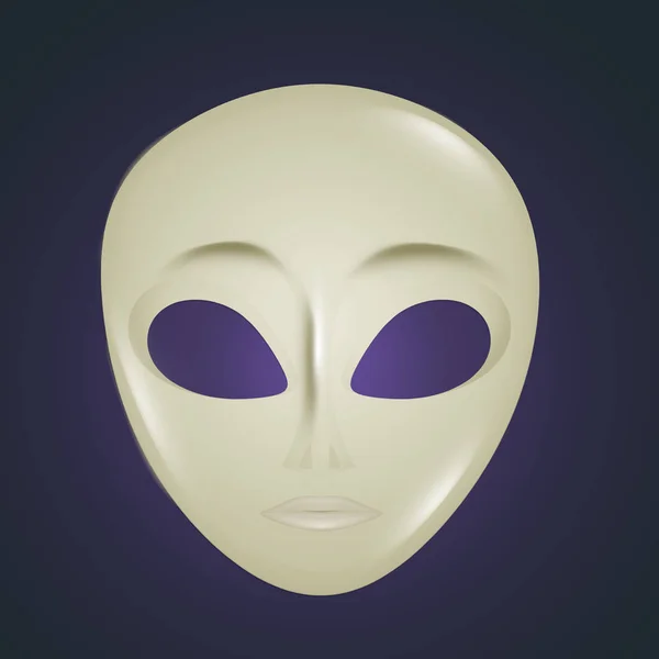 Illustrazione Maschera Aliena — Foto Stock