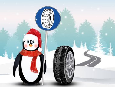 gemide zincirlerinin bir işareti yükümlülüğü olan penguen