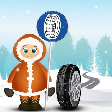 Eskimo gemide zincirlerinin bir işareti zorunluluk