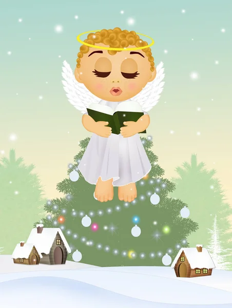 Cute Angel Christmas — Stock Photo, Image