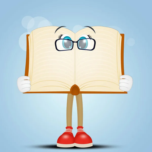 illustration of funny book