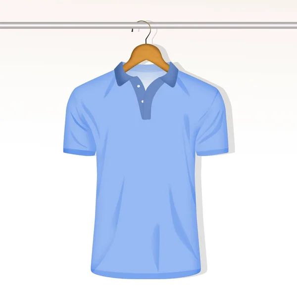 illustration of blue t-shirt