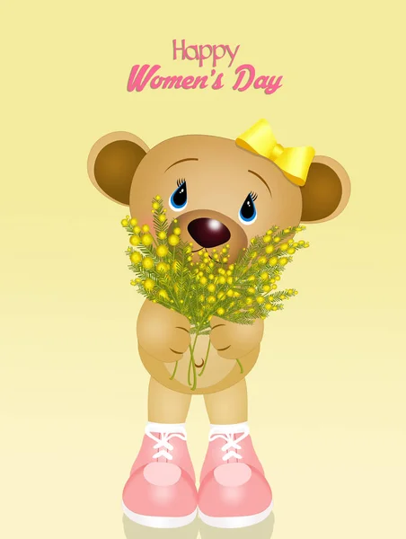 Illustration Happy Women Day — Stock Photo, Image