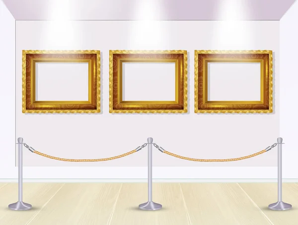 illustration of the frames in the art gallery