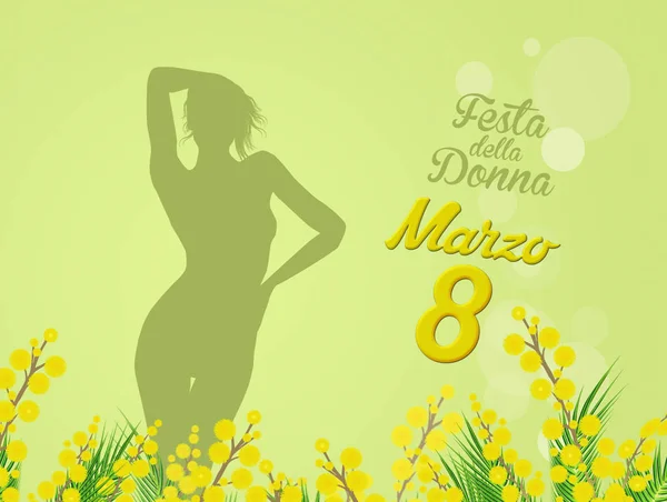 Illustrazione Della Giornata Della Donna — Foto Stock