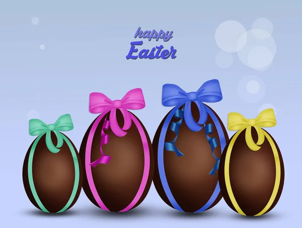 Huevos Pascua Para Familia —  Fotos de Stock