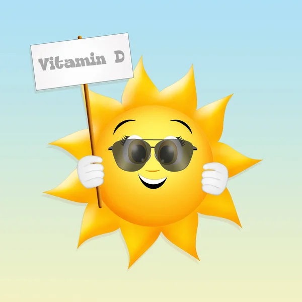 Βιταμίνη Από Τον Ήλιο — Φωτογραφία Αρχείου