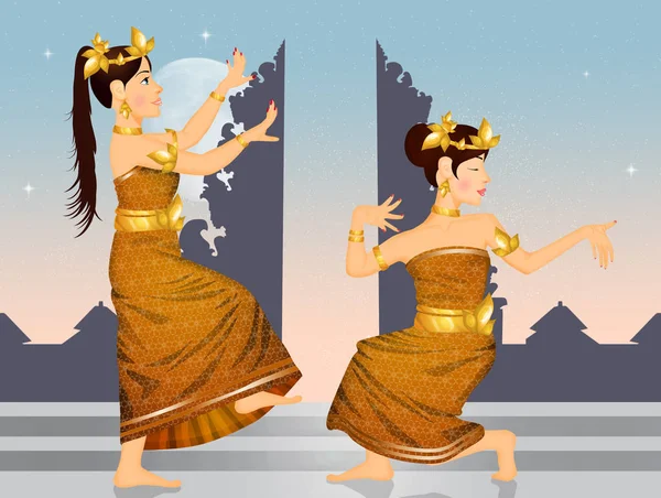 Εικονογράφηση Ανατολίτικων Χορών — Φωτογραφία Αρχείου