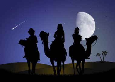 ay ışığında üç bilge adam