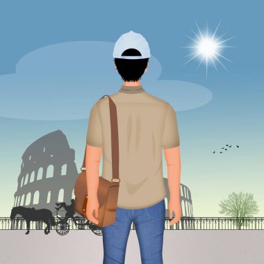 Colosseum ziyaret turist