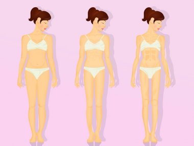 Anoreksiya ile kız resmi