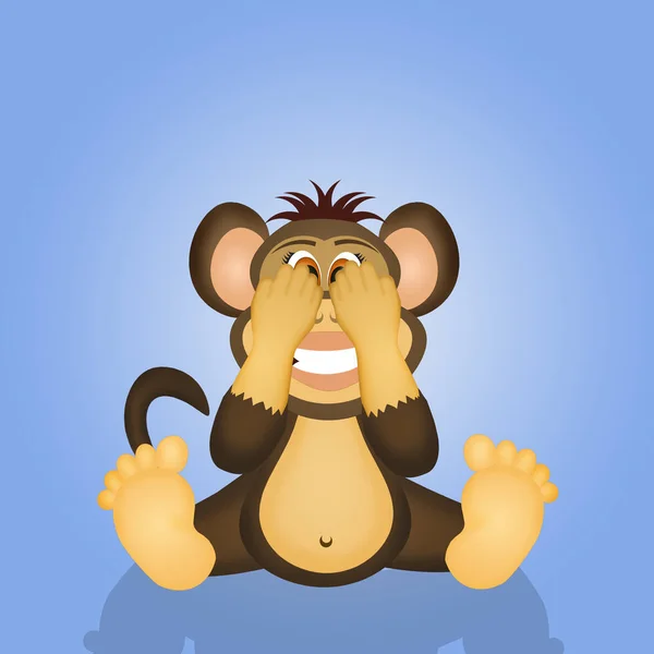 Wise Monkey See — Stock Photo, Image