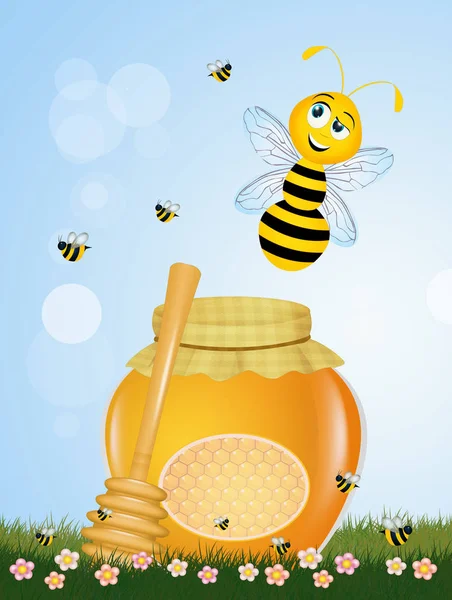 Die Bedeutung Der Rettung Der Bienen — Stockfoto