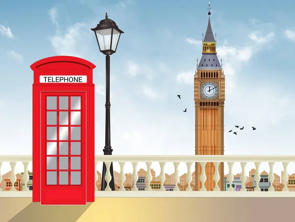 Ilustración Viaje Londres — Foto de Stock