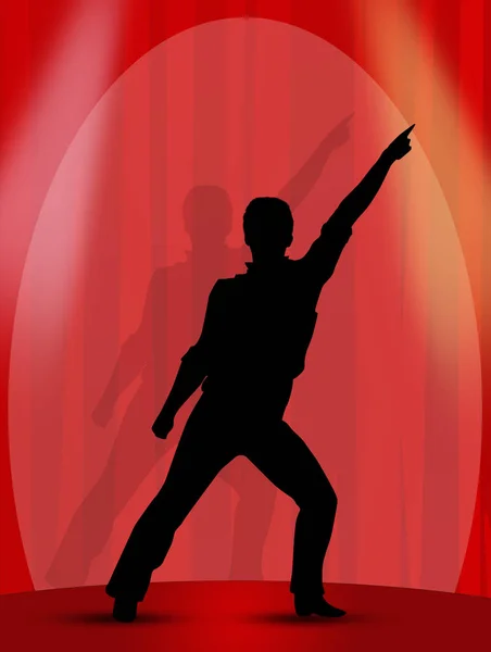 Man Dancing Disco — Stock Photo, Image