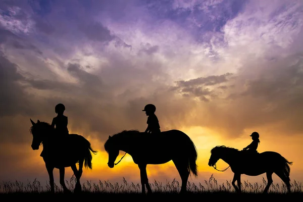 Illustrazione Escursione Cavallo — Foto Stock