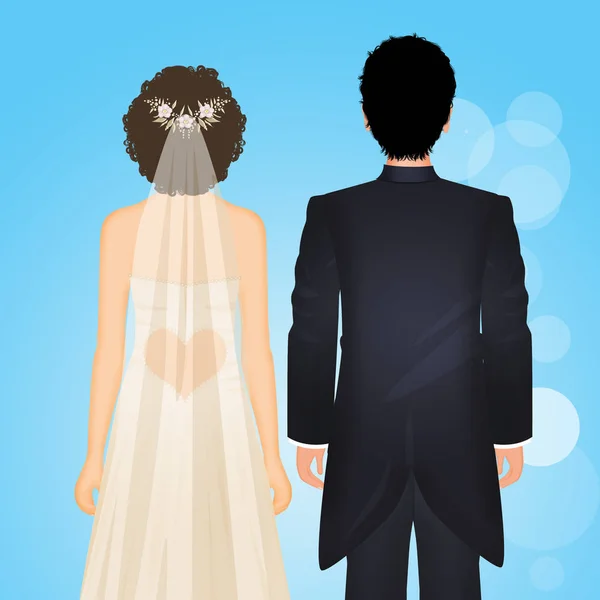 Illustration Spouses — Stock Photo, Image