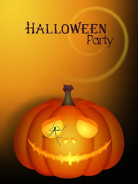 Ilustracja Halloween Party — Zdjęcie stockowe