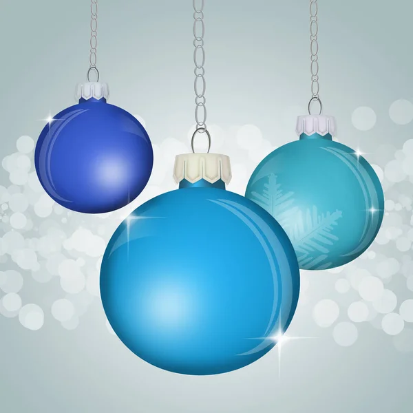 Illustration Christmas Ball Decorations — Stock Photo, Image