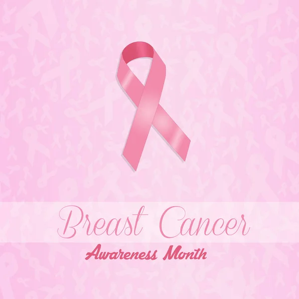 Illustratie Van Breast Cancer Awareness Month — Stockfoto