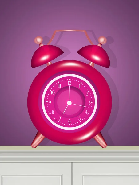 Illustration Alarm Clock — Stock Photo, Image